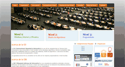 Desktop Screenshot of olimpiada.icpc-bolivia.edu.bo